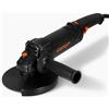 DNIPRO-M Smerigliatrice Angolare GL-160SE, Disco 150mm, Potenza 1600W Max / 1100W Nom, Velocità Variabile 10500 RPM, Elettronica Costante, Flessibile Elettrico - GL-160SE