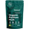 Intenson Bucce di Psillio Bio, 450 g, Biologico Certificato UE | Ricco di Fibre, 100% Naturale, Vegano, Compatibile con la Dieta Keto, Senza Glutine, Senza Additivi