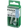 FADIX CAJA S 2 uds. TORNILLO METRICA CAB HEX +TUERCA CINC M10x40mm FADIX
