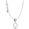 Pandora 75252 - Collana elegante da donna con ciondolo a forma di cuore Highlights in argento 925, meravigliosa idea regalo