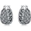 MISEFF Orecchini da donna in argento Sterling ipoallergenici, orecchini a cerchio in argento Sterling 925, gioielli minimalisti per tutti i giorni da donna, Taglia unica, Argento sterling, Zirconia