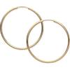 Old English Jewellers Orecchini a cerchio in oro giallo 9 kt, 32 mm