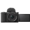 Sony ZV-E10M2 - Fotocamera mirrorless Vlogging APS-C con obiettivo 16-50mm Lente intercambiabile Fotocamera mirrorless per creatori di contenuti