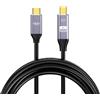 YMY Cavo USB Tipo C Maschio a Mini DisplayPort, 4K 60Hz 1,8 m Cavo di Conversione Video USB C a Mini DP Supporto Modalità di Mirroring Schermo e Modalità Estensione