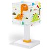 Dalber Lampada da tavolo o comodino per bambini Dinos Dinosauri, 73451N, G4-4W LED - Lampadina inclusa