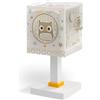 Dalber Lampada da tavolo o comodino per bambini Good Night Gufo, 63391N, G4-4W LED - Lampadina inclusa