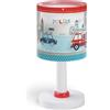 Dalber Lampada da tavolo o comodino per bambini Police Vigili del fuoco della polizia, 60611N, G4-4W LED - Lampadina inclusa