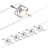Paulmann CorDuo, sistema di cavi per faretti, 94430, set Mac II, massima CC 5 pezzi da 10 Watt l'uno, estensibile, cromato, opaco, cavi in plastica, GU 5,3, senza lampadine