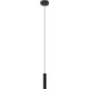 Eglo LED lampada a sospensione Almudaina, 1 fiamma, illuminazione | a sospensione sopra tavolo da pranzo, luce da soffitto in metallo nero, luce calda, Ø 4 cm