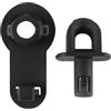 Hoite Supporto per asta del cofano Staffa a clip Supporto per asta del cofano per Nissan Qashqai J11 2013-2021 NV200 2012-2021 per Renault Kadjar 2015-2018 65773-CY00B