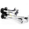 24/7 AUTO Potente clacson ad aria cromato 24 V quadruplo con tromba per camion HDV, trattore, barca