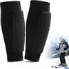 GEVECORI Skiguard Pro, Schienbeinschoner Rinforzati per Sci, Protezione per le Gambe da Calcio per Uomini, Calzini Anticollisione Skiguard, Antiscivolo e Traspiranti, Adatti per Giovani e Adulti (XL)