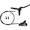 TINGSING Set di freni a disco idraulici per mountain bike a 4 pistoni, freno bilaterale a V, include cavi anteriori e posteriori, pinze, leve di ricambio per bicicletta ibrida MBT BMX, E-bike, colore