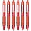 Zebra Technologies Zebra Z-Grip - Mini penne a sfera retrattili, 1 mm, colore: Rosso
