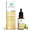 Green idea - Olio di avocado, spremuto a freddo BIOLOGICO per pelle, capelli e viso | Bottiglia di vetro con pipetta | Certificato NATRUE - VEGAN 25 ml