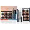 WishesMar Set Trucchi Make Up Completo Donna Cosmetico Kit Viaggio per Occhi - Sorpresa Regalo Trucchi con Ombretti Matita per Eyeliner Matita per Sopracciglia Mascara e Pennelli per il Trucco #A