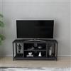 Hanah Home Supporto per TV, melammina, Nero/Antracite, Taglia Unica