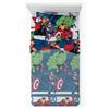Novia - Completo Letto Singolo - Avengers - 100% Cotone, Disney, stampa colorata, facile da lavare, confortevole e piacevole sulla pelle