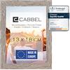 CABBEL Cornice 13x18 cm, Rovere scuro, Robusta Cornice in Legno MDF, plexiglass infrangibile, da Appendere e d