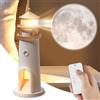 NEOVSUNY Luce di Proiezione Lunare, Lampada Faro con Telecomando, Luce Notturna Bambini, Romantica Lampada Proiettore, Decorazione Faro con Luce a LED, Regalo per Natale, Compleanno, Ringraziamento