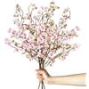 YMIFEEY 4 fiori artificiali di ciliegio, 105 cm, fiori artificiali, fiori di ciliegio, arbusto pasquale, decorazione primaverile, fiori di seta come veri, fiori artificiali, fiori di pesca per vaso da terra