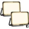 AUXTINGS 200W Faretto Led da Esterno con Sensore di Movimento,Faretti Led Esterno 18000LM,Bianco caldo 4000K Fredda Faro Impermeabile IP66 Interno per Giardino Garage parete Cortile Tetto,2 pezzi