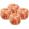 LAMARE Portacandele di sale dell'Himalaya - 4 unità - Magic Salt® Lighting for Your Soul