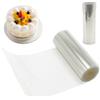 REBECASKYENS Rotolo di acetato trasparente per torta, 12 cm x 10 m, acetato per torte, per decorazione di torte, cioccolato, mousse, torte, anelli da dessert (12 cm)
