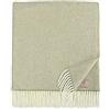 LINEN & COTTON Soffice e Calda Coperta Matrimoniale Alaska con Motivo a Rombi - in 100% Pura Lana Vergine di Nuova Zelanda, Beige (140 x 220 cm) Plaid Copriletto per Sofa Divano Letto Singolo Sedia