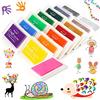 Ksvaye 15 Colori Tampone Inchiostro per Timbri Non Tossico Lavabile Inchiostro per Timbri Bambini per Carta Scrapbooking Artigianale Tessuto Fai da Te Tamponi Rapidi