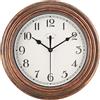Topkey Orologio Da Parete Silenzioso Da Cucina 9 Pollici Retro Non Ticchettante Orologio Da Parete Decorativo Per La Camera Da Letto e L'Ufficio - Oro Vecchio