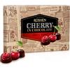 Roshen Cherry in Dark - Praline di Cioccolato Fondente con Liquore alla Ciliegia e Ciliegie Intere - 155 g