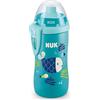 NUK Junior Cup borraccia per bambini con effetto camaleonte | 18+ mesi | Cangiante | Beccuccio morbido push-pull anti-goccia | Clip e coperchio protettivo | Senza BPA | 300 ml | Pesce (blu)