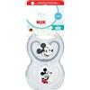 NUK Perfect Match Air - Ciuccio ortodontico per bambini, 0-6 mesi, promuovono il flusso d'aria e prevengono l'eruzione cutanea, accettazione del 95% del bambino, Minnie Mouse, 2 pezzi