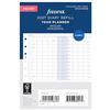 Filofax Agenda 2027 orizzontale tascabile