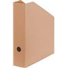 Falken - Portariviste vegan originale Pure Nature, prodotto in Germania, in cartone non trattato, per DIN A4/C4, 7,5 cm di larghezza, rivettato, foro per impugnatura
