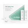 ACCUDOCTOR Check test 2 Test Antidroga THC Salivare AccuDoctor 15 ng/ml - Test Rapido Cannabis, Marijuana e Hashish - Drug Test Saliva - Rilevazione THC - Istruzioni 5 Lingue - 2 Test kit