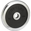 Kettler Cromato Disco Peso in Gomma, Colore: Nero, 1,25 kg