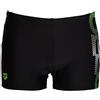 ARENA M Tex, Costume da Bagno Uomo, Nero/Leaf, 85