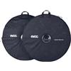 EVOC ROAD BIKE WHEEL CASE Borsa per ruote, trasporto di ruote (trasporto sicuro grazie alla protezione rinforzata dell'asse, combinabile con BIKE TRAVEL BAG & ROAD BIKE BAG PRO), nero