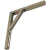 cyclingcolors 1x staffa mensola pieghevole a parete ribaltabile salvaspazio braccio 300 mm tavolo ripiano di appoggio mobile supporto 50 kg satinato