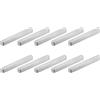 QUARKZMAN 10pz Chiave a Piuma Estremità Rotonda, 6x6x55mm Chiavette Elastiche Acciaio Inossidabile Professionale Chiavetta Parallela per Albero Trasmissione per Industria Meccanica Fissaggi