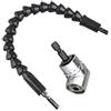 HALJIA Prolunga angolare da 105 gradi + albero flessibile da 300 mm (12) per cacciavite Power Bit estensione da 1/4 con gambo esagonale