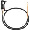 Anbull Vibratore per Calcestruzzo 4 m, 1800 W Vibratore per Cemento, 5500 rpm, Ampiezza: 0,9 mm, Concrete Vibrator, Nero