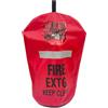 SHINETEC Copertura per estintore con cinghia riflettente, resistente custodia protettiva antincendio da graffi e ammaccature, 1 pezzo (2,3-5,9 kg)