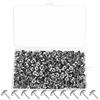 Tenbrachian 580 Pz Chiodi da Tappezzeria, Chiodini per Tappezzeria, Puntine per Tappezzeria, Spilli per Tappezzeria Antichi, Puntine per Mobili Decorativi, Chiodi Tappezzeria per Foto Mobili(Argento)