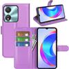 Fertuo Cover per Honor X5c Plus, Custodia Portafoglio Cover a Libro in Pelle Flip Case Sottile con Silicone Bumper, Fibbia Magnetica, Porta Carte e Kickstand, Viola