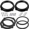 Aerzetix - Kit di 2 adattatori per altoparlanti Ø165mm | compatibile con Hyundai i30 IX35i Tucson, Kia Optima Sportage Soul Fiat Idea, Alfa Romeo 147/159 porte anteriori/posteriori, Brera (anteriore)