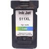 ELLENNE CARTUCCIA PER CANON CL-511 XL COLORE PIXMA STAMPANTE MP240 IP2700