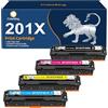 ColorKing 201X CF400X Cartucce Toner Compatibile per HP 201X 201A CF400X CF401X CF402X CF403X per Toner HP Color Laserjet Pro MFP M277dw M277n M274n M277c6 Laserjet Pro M252dw M252n(4Pack)